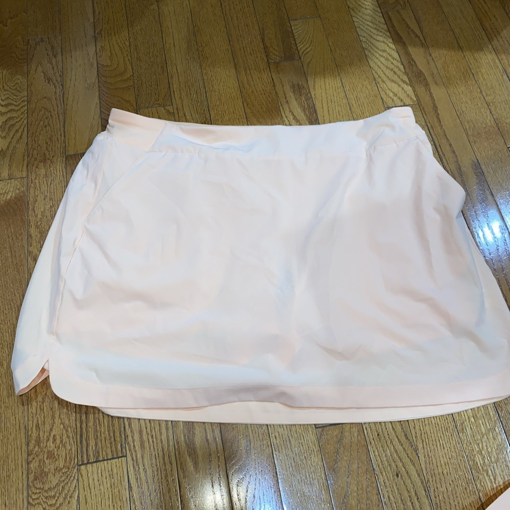 Walter Hagen 16" Peach‎ Fuzz Performance Golf Skort Pull On Womens XXL